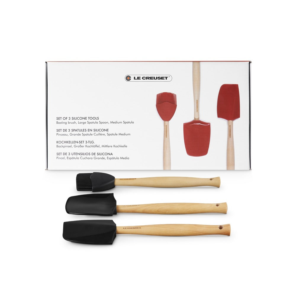 28 cm - Le Creuset Craft Spatule de cuisine en silicone Set de 3 pz