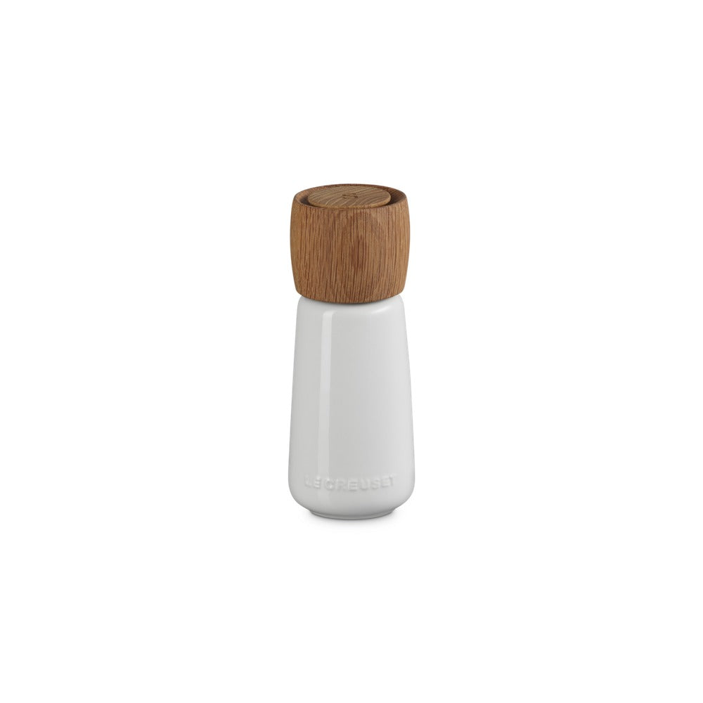 17.2 cm - Le Creuset Macine Premium moulin à sel en bois et grès