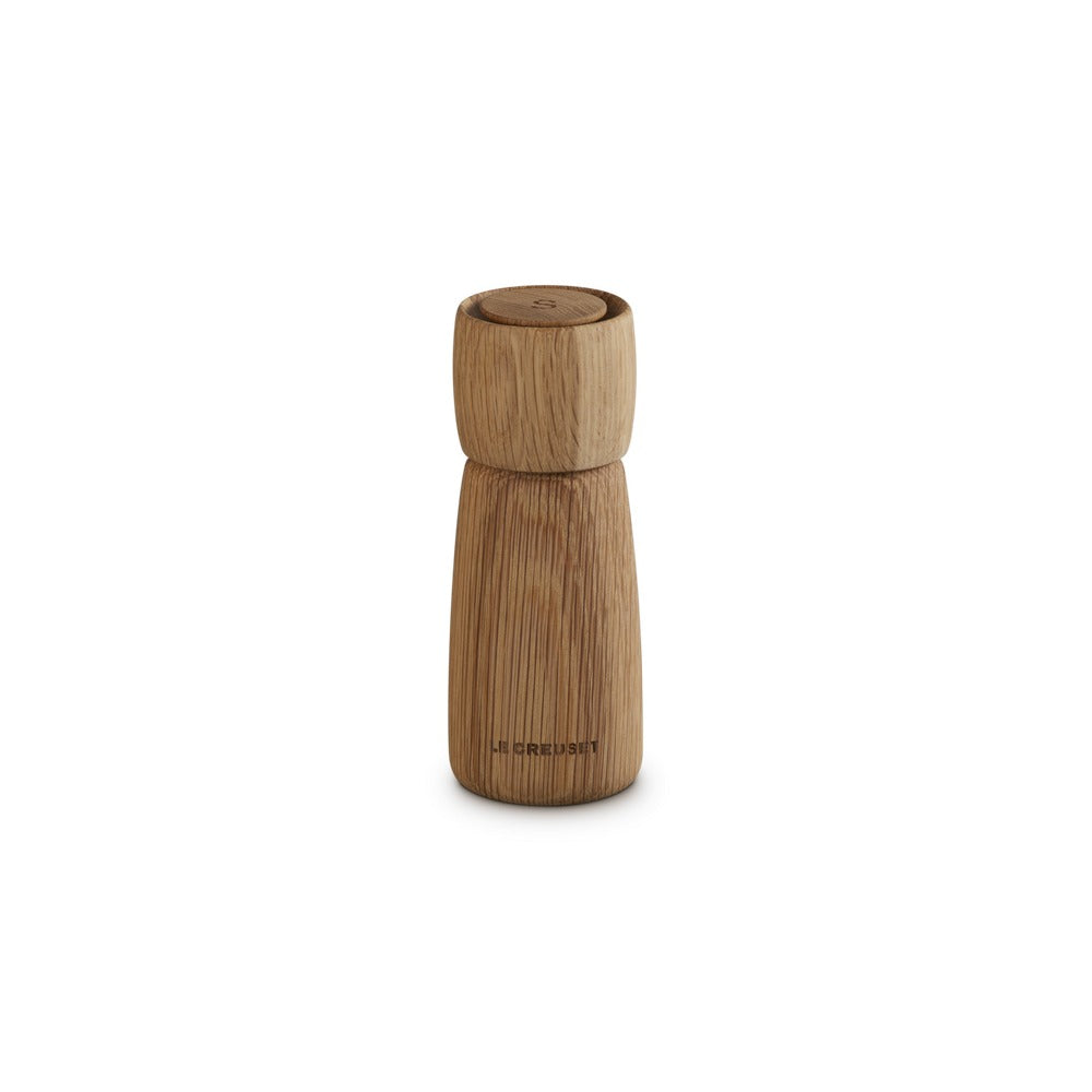17.2 cm - Le Creuset Macine Premium moulin à sel en bois et grès