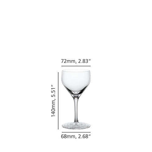 15 cl - Spiegelau Perfect Serve Collection Verre Cocktail Nick & Nora En Verre Cristallin - Lot de 4 Pièces