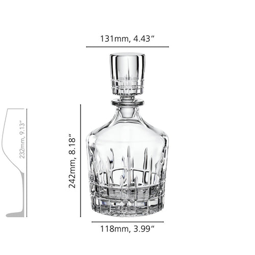 75 cl - Spiegelau Perfect Serve Collection Whiskyflasche Aus Kristallglas