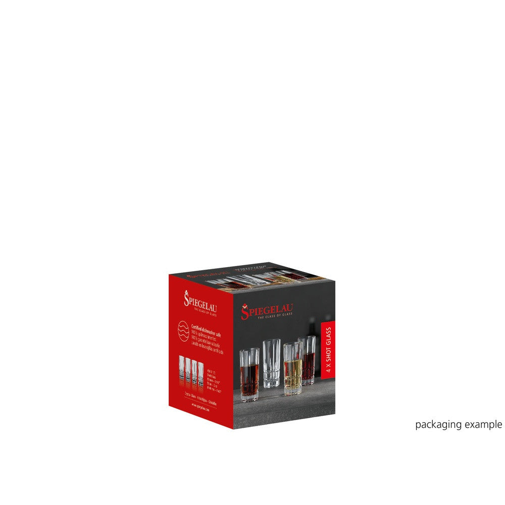 5.2 cl - Spiegelau Perfect Serve Collection Verre Shot En Verre Cristallin - Lot de 4 Pièces