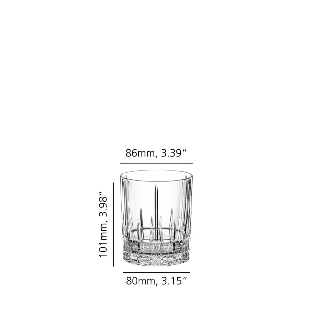 37 cl - Spiegelau Perfect Serve Collection Verre Cocktail DOF En Verre Cristallin - Lot de 4 Pièces