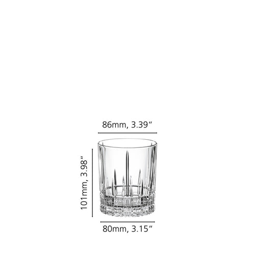 37 cl - Spiegelau Perfect Serve Collection Verre Cocktail DOF En Verre Cristallin - Lot de 4 Pièces
