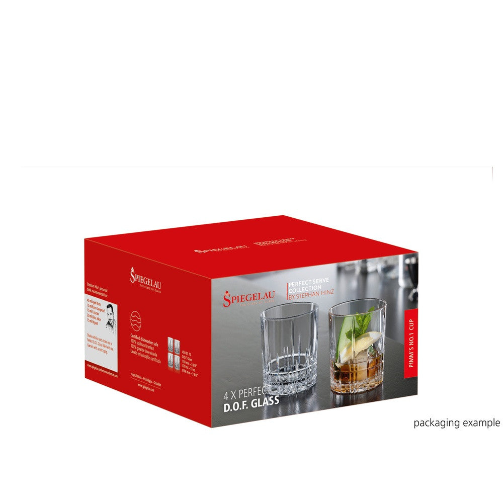 37 cl - Spiegelau Perfect Serve Collection Verre Cocktail DOF En Verre Cristallin - Lot de 4 Pièces