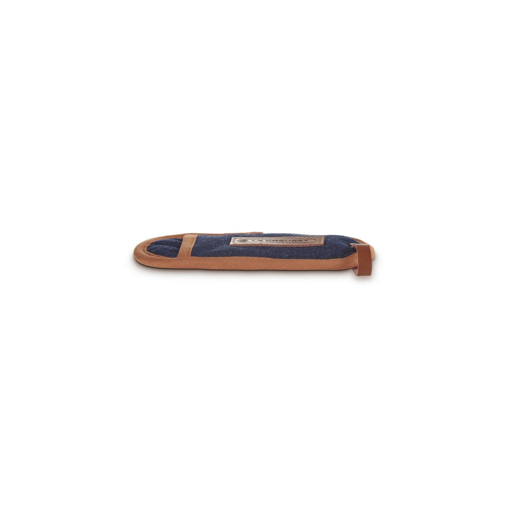 18x8 cm - Le Creuset Denim Handgreep handschoen van gietijzer van denim