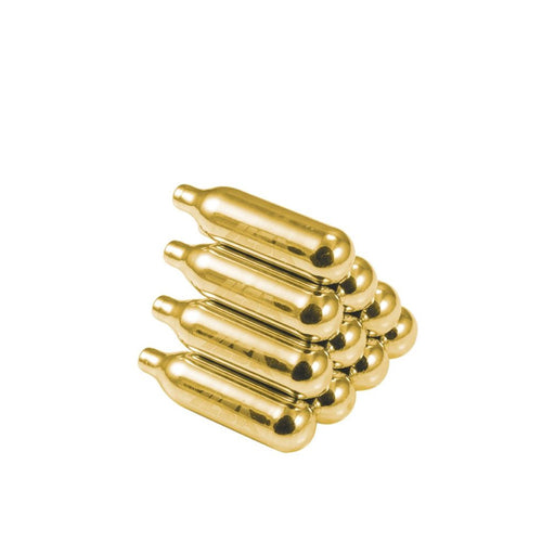 7.8g - Ilsa Recharges Siphon Soda CO2 en Carbon Steel - Lot de 10 Pièces