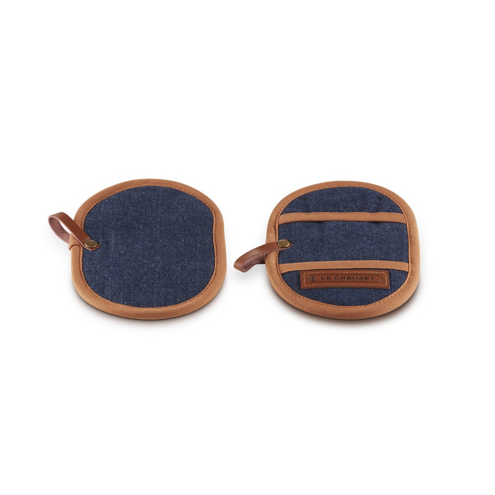 18x12.5 cm - Le Creuset Denim denim pot holder set of 2
