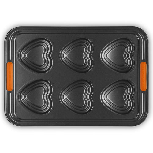 6 Forme - Le Creuset Cuore Antihaft-Muffinform In Acciaio