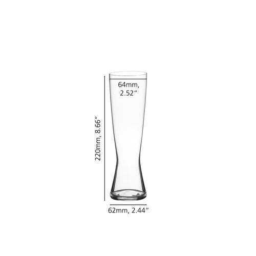 42.5 cl - Spiegelau Beer Classics Pilsner Verre à Bière en Verre Cristallin - Lot de 2 Pcs