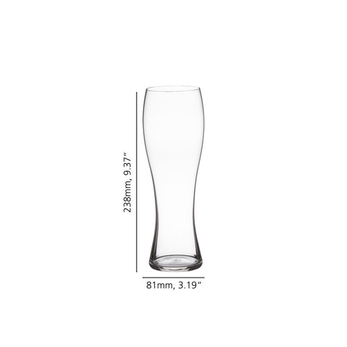 70 cl - Spiegelau Beer Classics Wheat Verre à Bière en Verre Cristallin - Lot de 2 Pcs