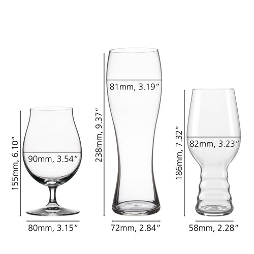 Spiegelau Beer Classics Bier-Verkostungsset Aus Glas - Set mit 3 Stück