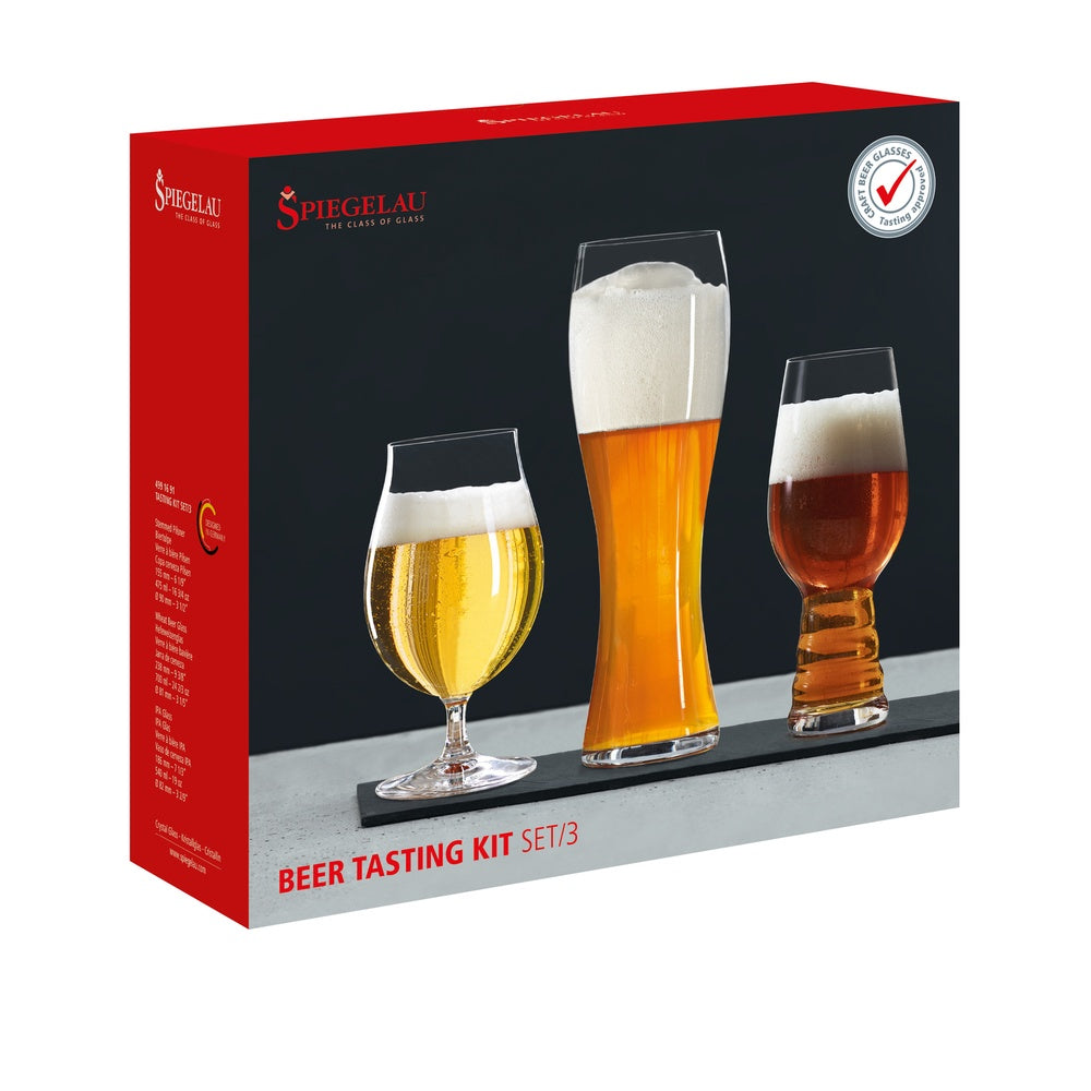 Spiegelau Beer Classics Set Degustación Cerveza En Vidrio - Set de 3 Pzas