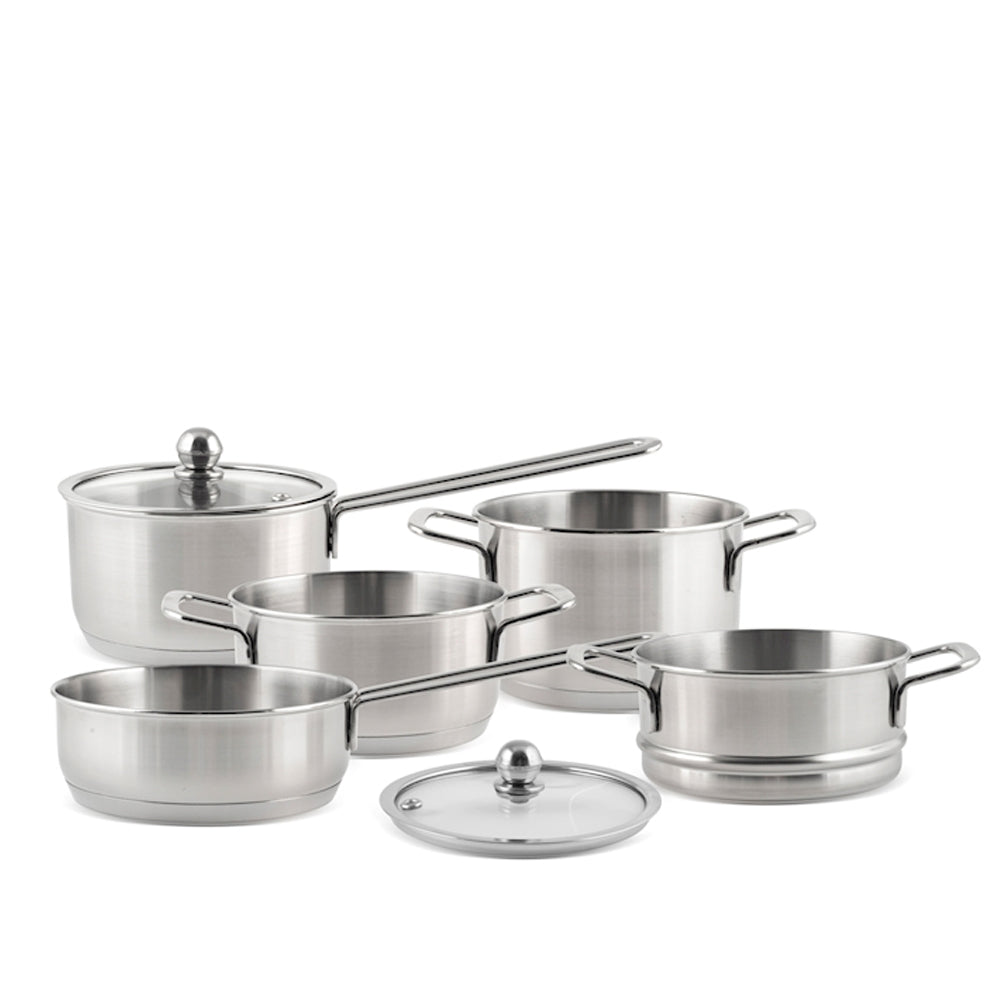 H&H Inoxicon Cookware Set Set of 8 Pcs