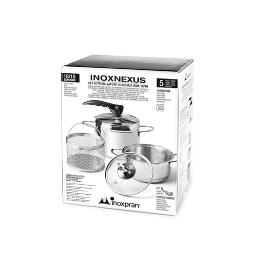 H&H Nexus Batterie de casseroles Set de 5 pz