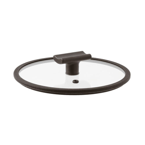 Sambonet Titan Pro Double Induction Coperchio In Vetro Con Bordo In Silicone