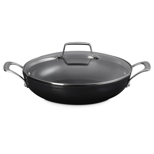 Le Creuset Essential Tegame Basso con Coperchio Antiaderente Con Rivestimento In Ceramica In Acciaio Inox