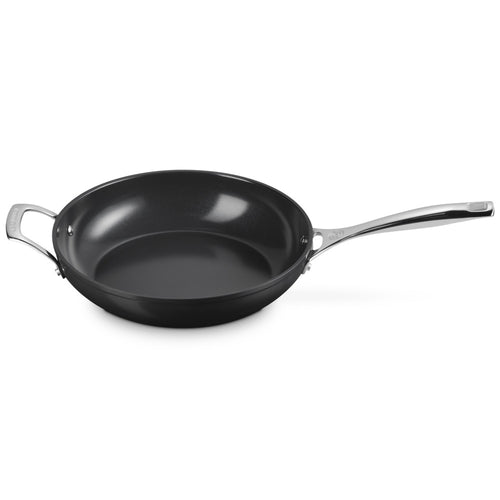 Le Creuset Essential Poêle Haute Antiadhésive en Acier Inoxydable avec Revêtement en Céramique
