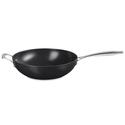 30 cm - Le Creuset Essential Wok mit langem Griff und Keramikbeschichtung aus Edelstahl