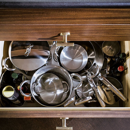 Sambonet Kikka Casseruola Alta Con Coperchio In Acciaio Inox