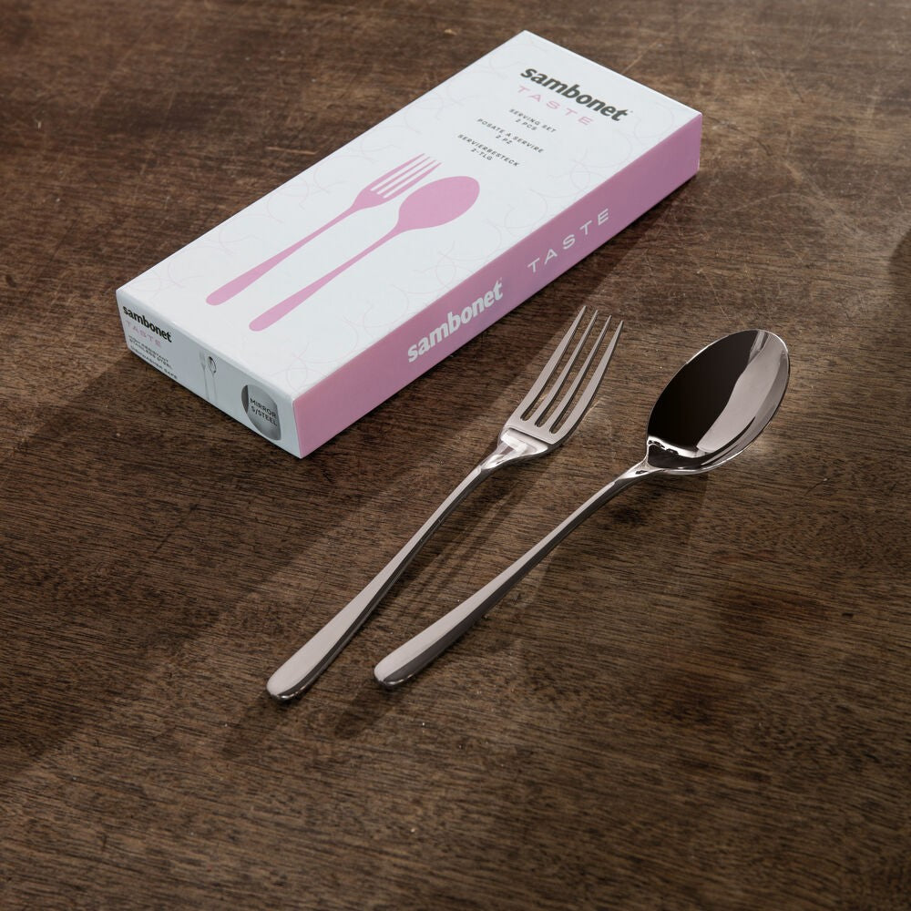 Sambonet Taste set cubiertos de servir en acero inoxidable - set 2 piezas