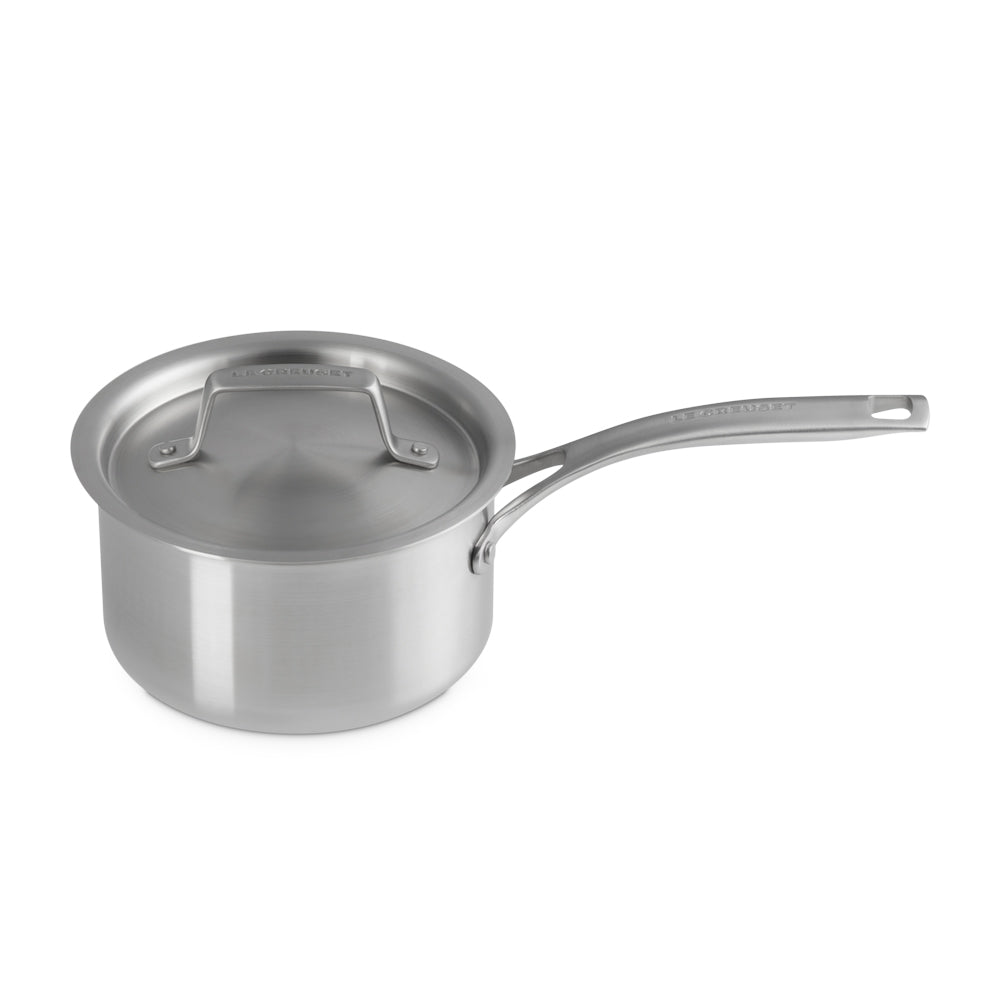 Le Creuset Inox Essential Set Pentole e Padelle In Acciaio Inox Set 4 Pz