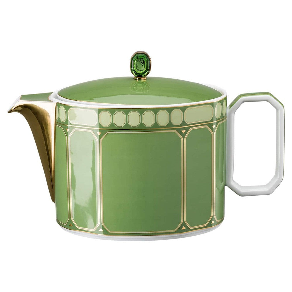 1.15 Lt - Swarovski x Rosenthal Signum Theepot In Porselein
