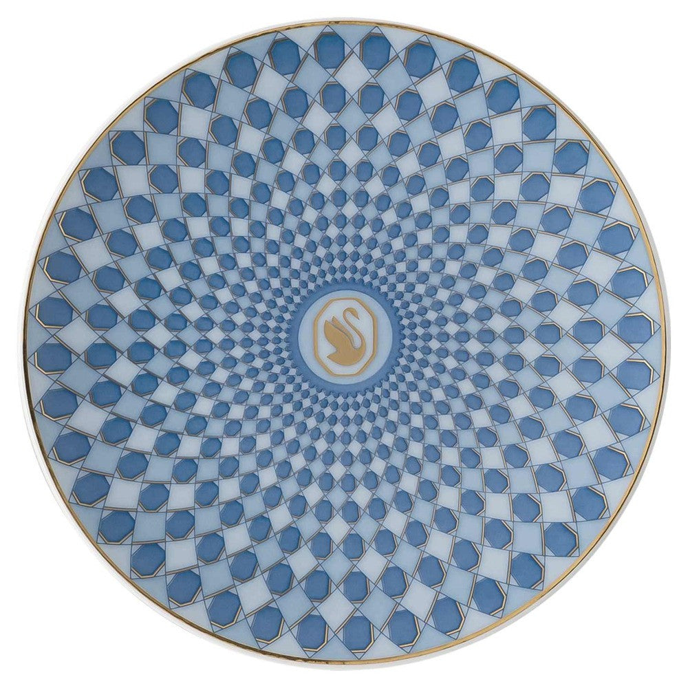 10.4 cm - Swarovski x Rosenthal Signum Plat Bord Van Porselein