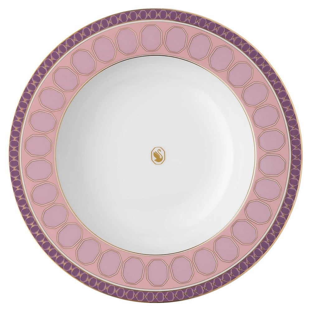 24.4 cm - Swarovski x Rosenthal Signum Assiette Creuse En Porcelaine