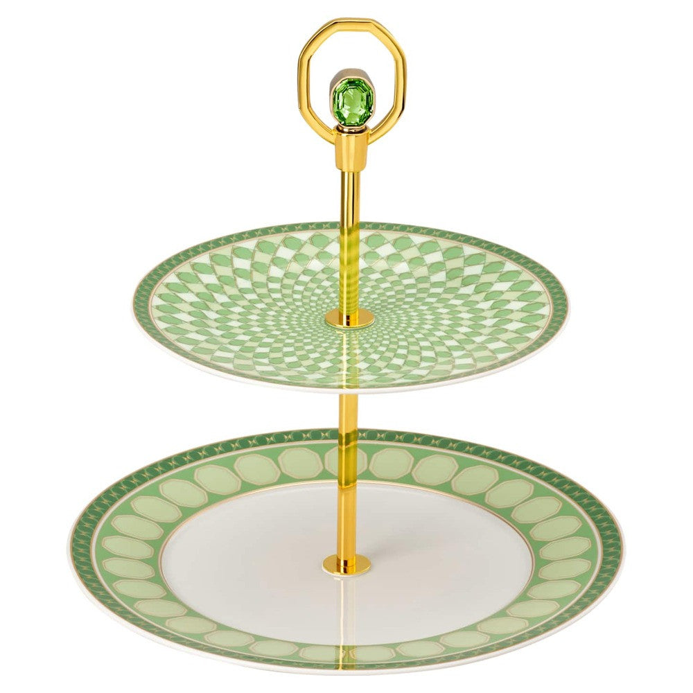 25.2 cm - Swarovski x Rosenthal Signum Soporte en porcelana