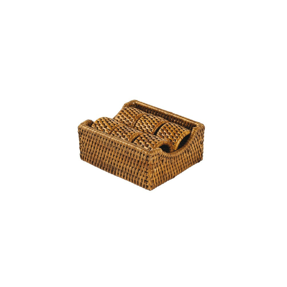 12.5x14.3 cm - Sambonet Radici Container In Rattan