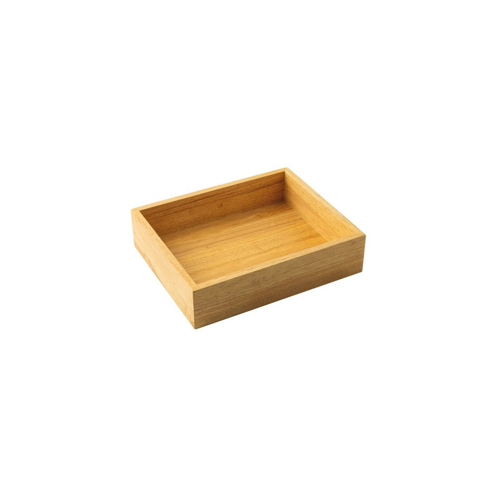 32.5x26.5 cm - Sambonet Radici Rechthoekige container in rubberhout