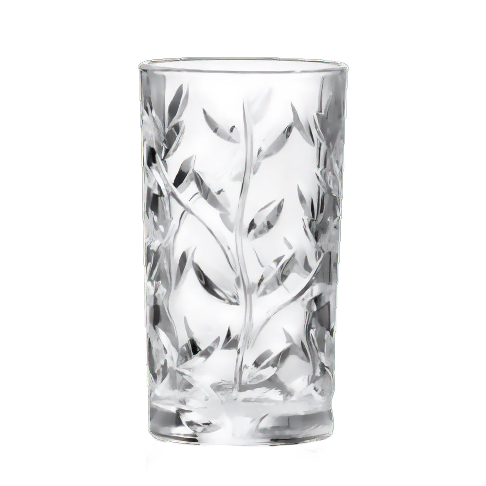 25 cl - RCR Cristalleria Italiana Laurus Tumbler Bicchiere Cocktail In Vetro Luxion
