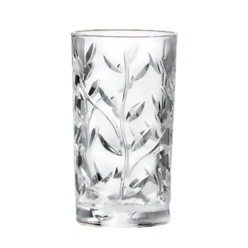 25 cl - RCR Cristalleria Italiana Laurus Tumbler Cocktailglas In Glas Luxion