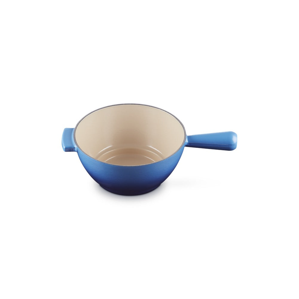 Le Creuset Savoiarda set fondue avec 6 fourchettes et réchaud en fonte vitrifiée