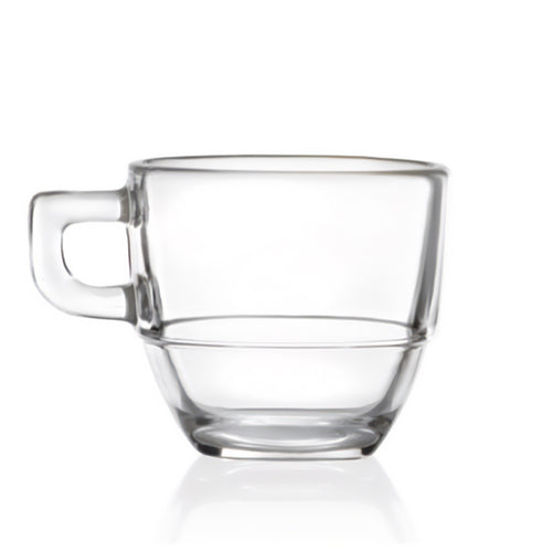 12 cl - RCR Cristalleria Italiana Caffè Tasse Thé Orge En Verre Cristallin Luxion Set 6 Pcs