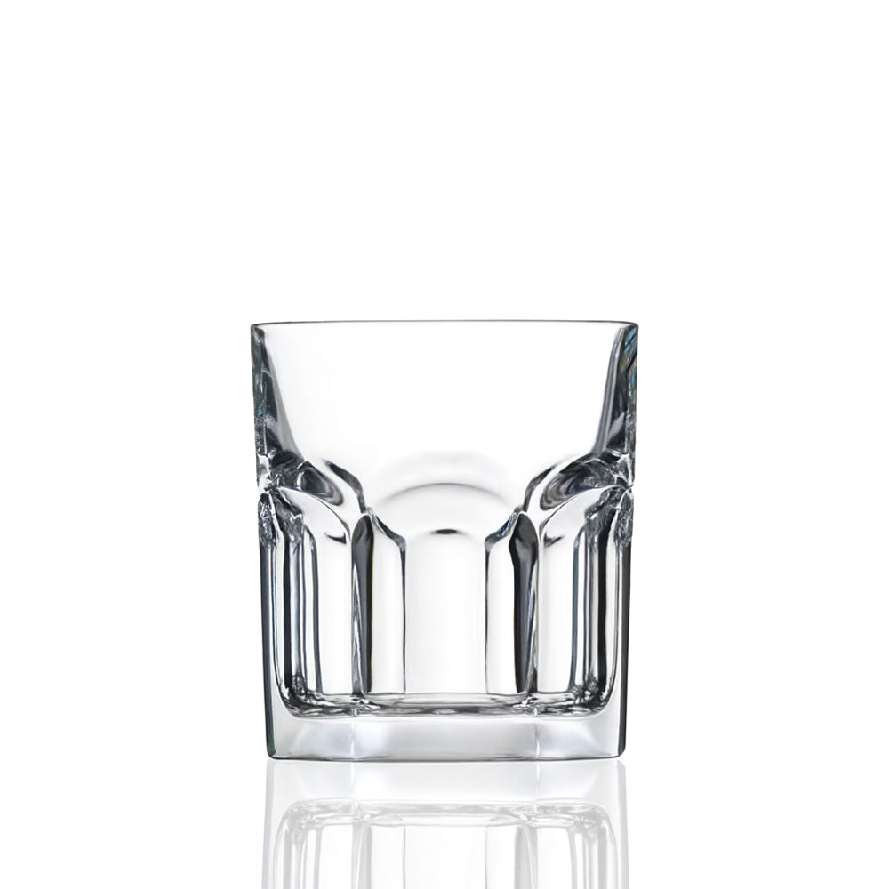 32.7 cl RCR Cristalleria Italiana Hosteria Whisky DOF Glass in Luxion Crystal Glass Set 6 Pcs