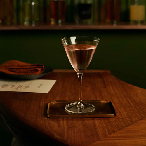 19 cl - Nude Bargiani Verre Martini - En Verre - Lot de 6 Pièces