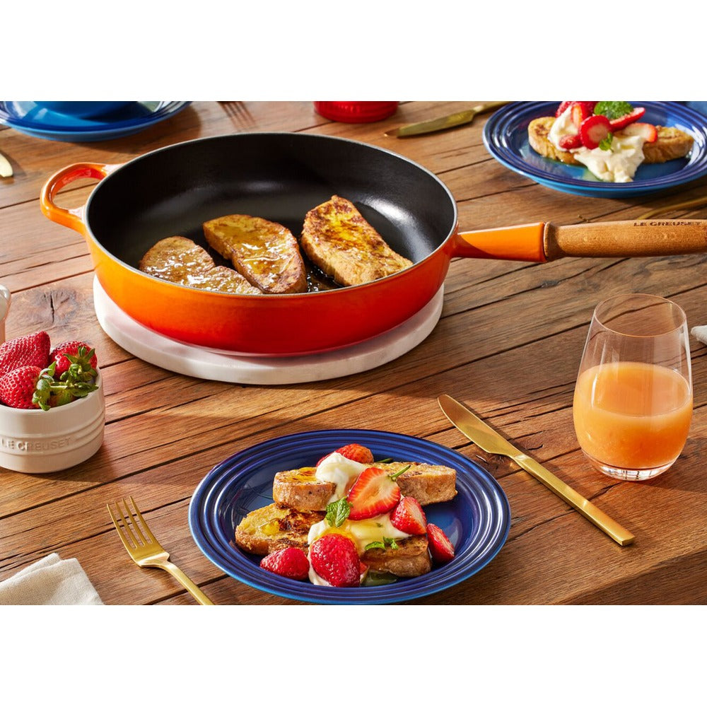 22 cm - Le Creuset Arte Della Tavola Vancouver Piatto Frutta In Gres Vetrificato