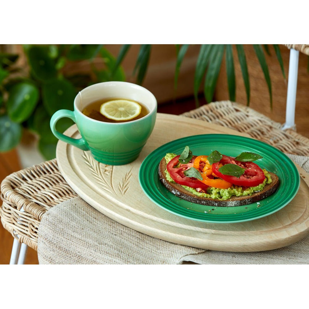 22 cm - Le Creuset Arte Della Tavola Vancouver Piatto Frutta In Gres Vetrificato