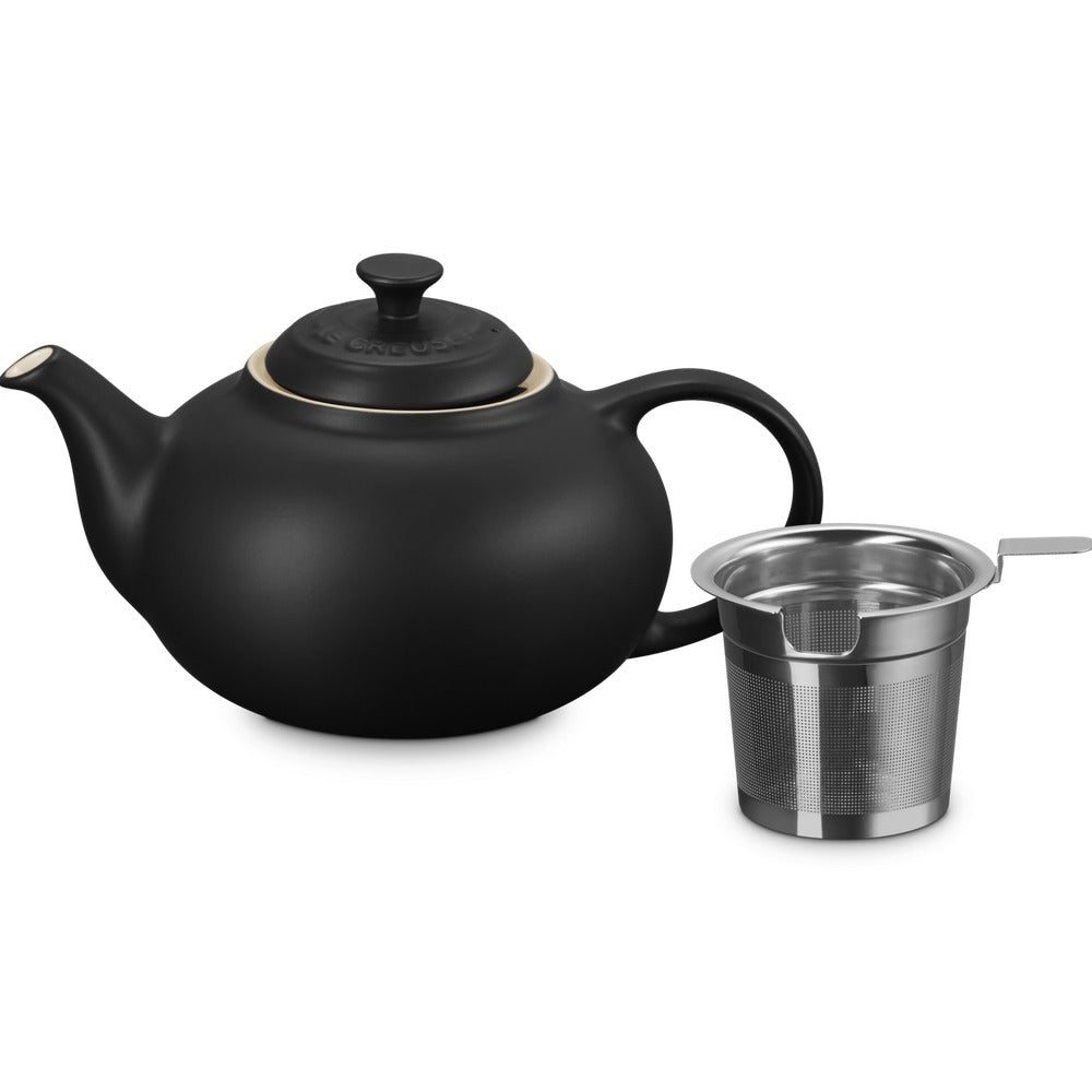 1.3 L - Le Creuset Classic théière en grès vitrifié avec infuseur métallique