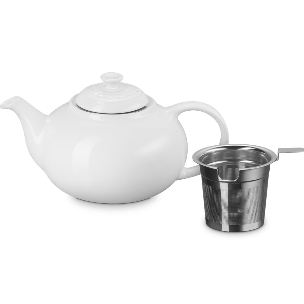 1.3 L - Le Creuset Classic théière en grès vitrifié avec infuseur métallique