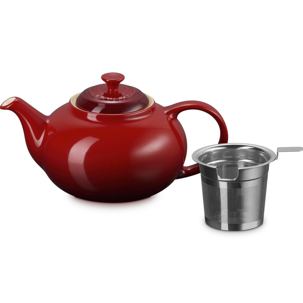 1.3 L - Le Creuset Classic théière en grès vitrifié avec infuseur métallique