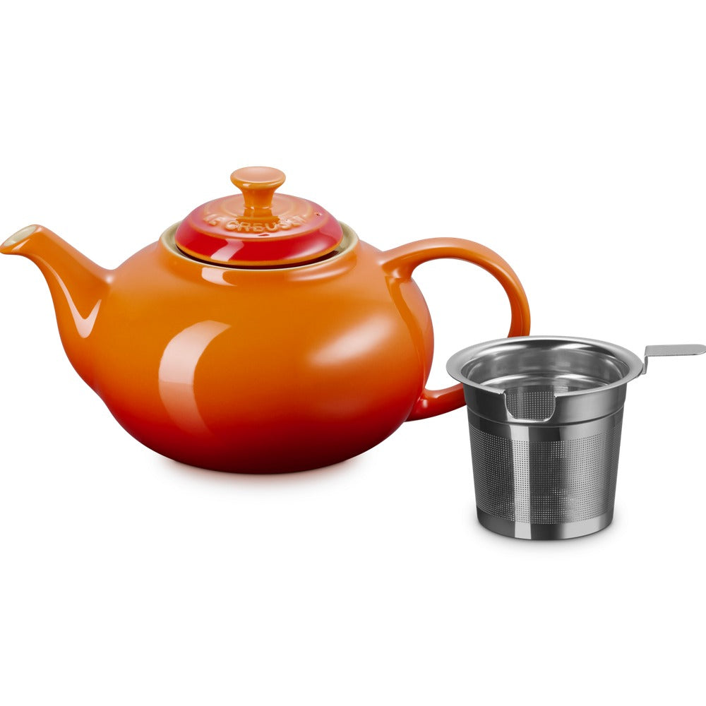 1.3 L - Le Creuset Classic théière en grès vitrifié avec infuseur métallique