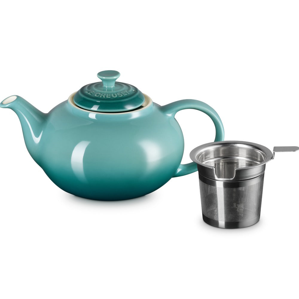 1.3 L - Le Creuset Classic théière en grès vitrifié avec infuseur métallique