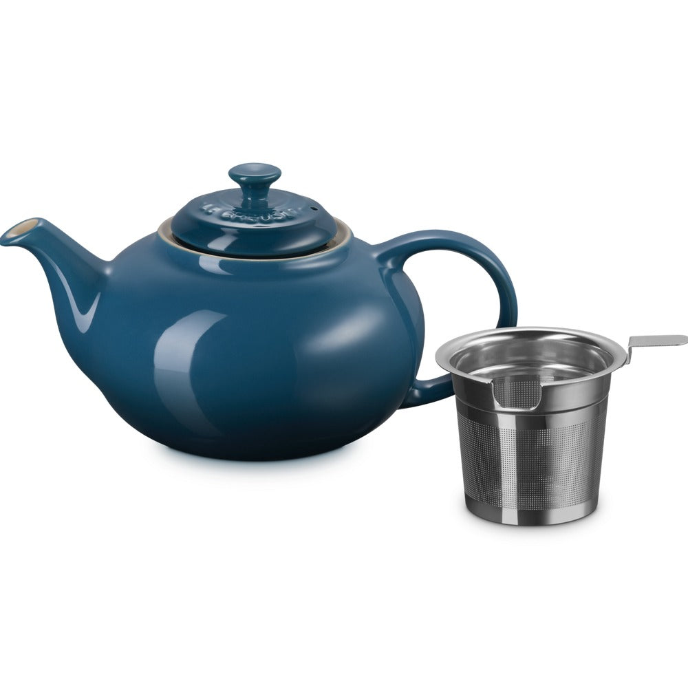 1.3 L - Le Creuset Classic théière en grès vitrifié avec infuseur métallique