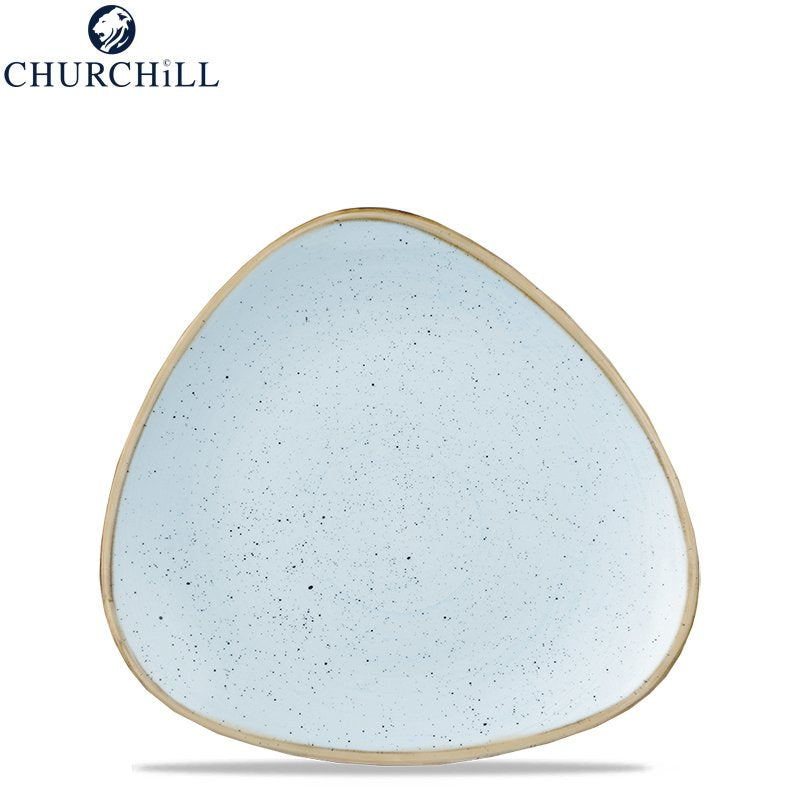 Churchill Stonecast driehoekig servies in geglazuurd porselein - set 12 stuks