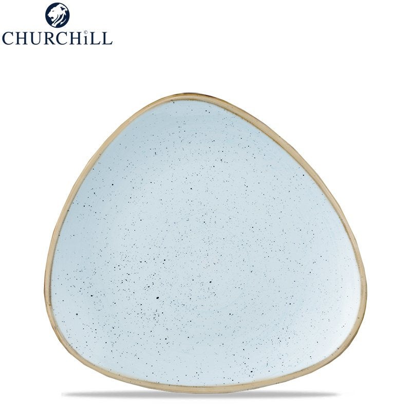Churchill Stonecast driehoekig servies in geglazuurd porselein - set 12 stuks