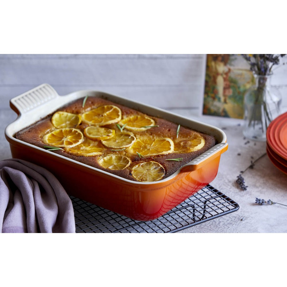 26x17 cm - Le Creuset Tradition rechthoekige ovenschaal in geglazuurd steengoed