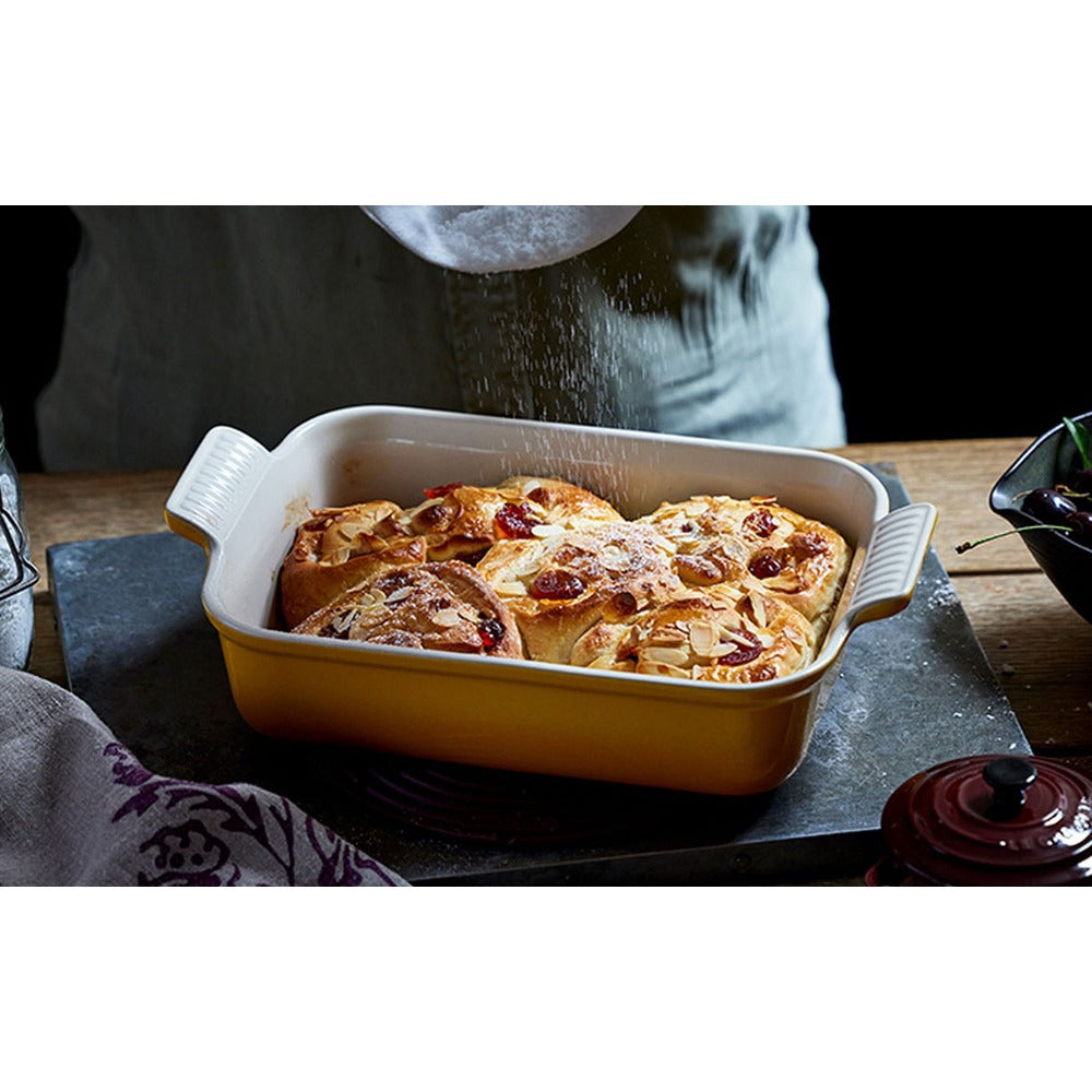 26x17 cm - Le Creuset Tradition rechthoekige ovenschaal in geglazuurd steengoed